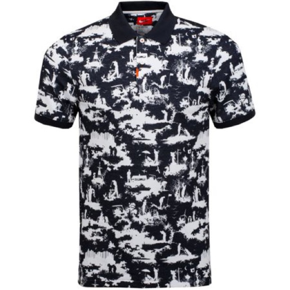 Nike Golf toile print polo, size small— never worn